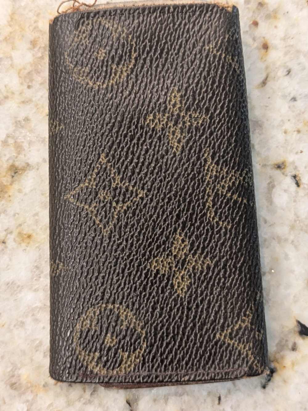 PROJECT PIECE / AS-IS Salvage Canvas - Louis Vuitton Monogram 4 Key Holder - Picture 8 of 8
